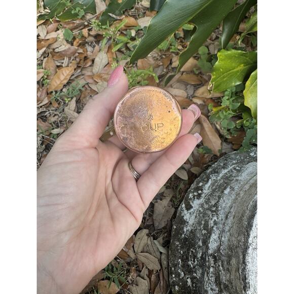 Vintage Copper Nesting Measuring Cups Brass Handle Made In Korea Set Of 4 - Picture 5 of 11